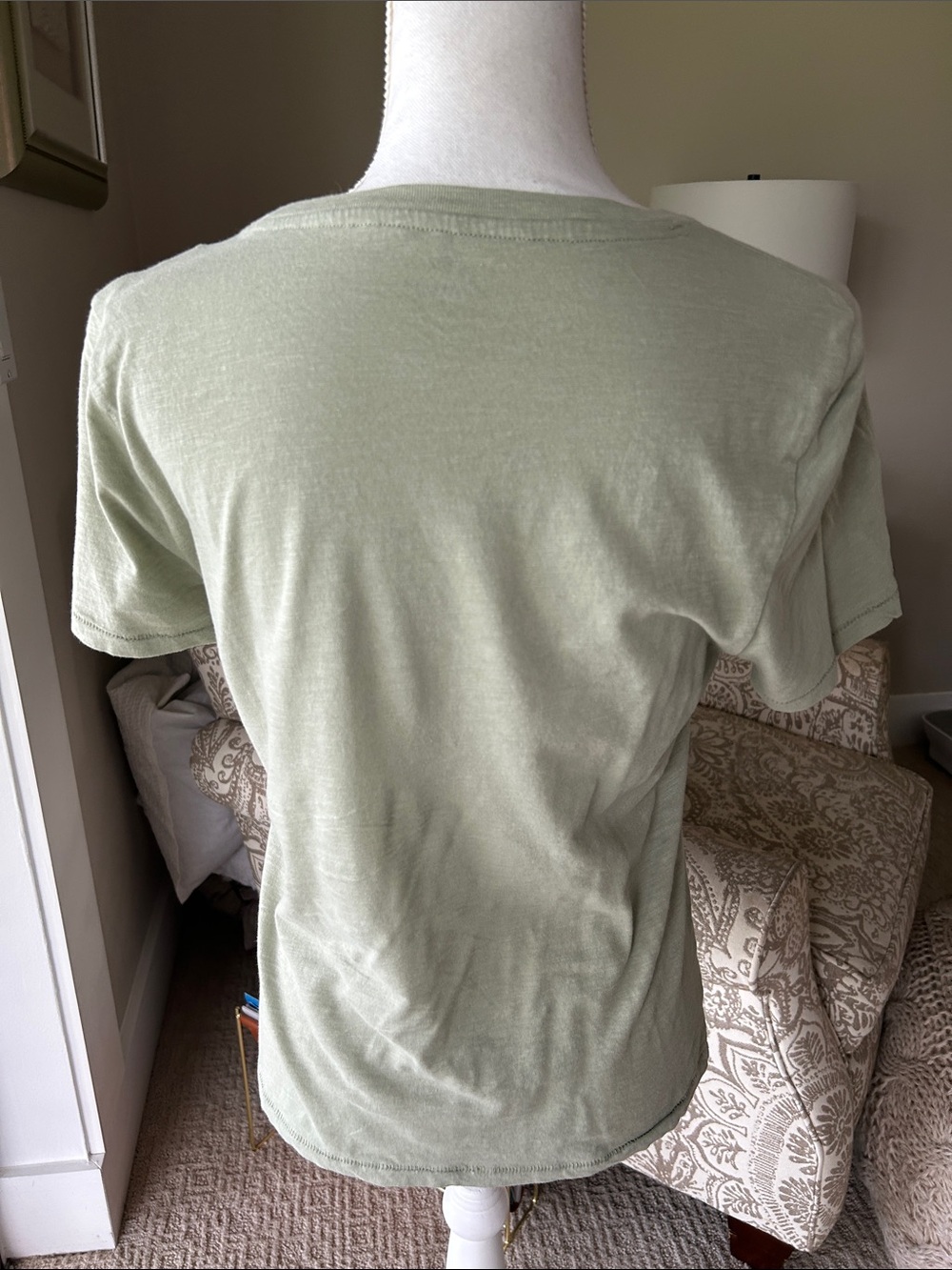 J. Crew Light Sage Crewneck Short Sleeve Tee - Picture 6 of 7